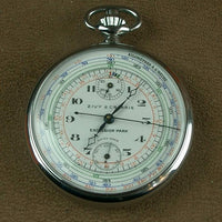 Ancienne montre a gousset chronographe suisse zivy & cie