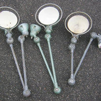 Lot x3 ancienne lampe jielde atelier usine industriel