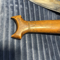 COUTEAU NONTRON QUEUE DE CARPE XXL EXTRÊMEMENT RARE - BERNARD A NONTRON CUCHILLO COLTELLO