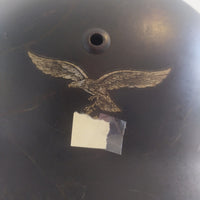 casque allemand M35 lutfwaffe double insignes WW2