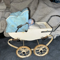 Petit landau Type Doucet pour poupée anciennes taille bleuette