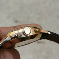 Montre vintage bulova cronograph automatic or18k