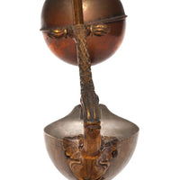 Rare Fontaine à feu - Lampe Docimastique Signée BREUZIN - 1er Empire Début XIXe