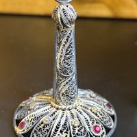Rarissime monstrance reliquaire de Saint Jean Baptiste en forme d'ostensoir