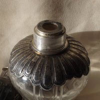 Rare superbe brule parfum en cristal