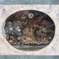Diorama Verre filé Nevers 19è XIXè Art populaire Paysage Animaux Curiosité Rare