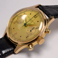 MONTRE CHRONOGRAPHE SUISSE BAUME & MERCIER GENEVE 1960 VINTAGE WATCH