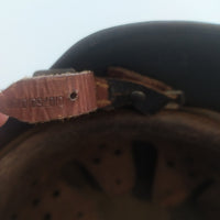 casque allemand M35 lutfwaffe double insignes WW2