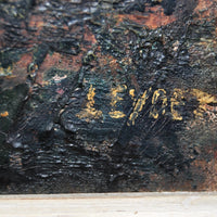 Toile louis leydet les baigneuses école provençale
