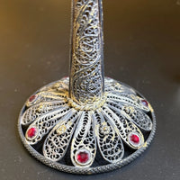 Rarissime monstrance reliquaire de Saint Jean Baptiste en forme d'ostensoir