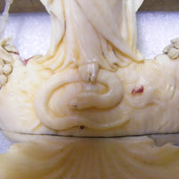 Ancien bénitier  vierge religieux napoléon III