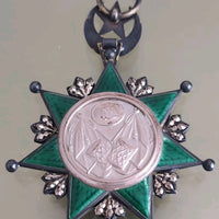 Insigne Ordre du Nichan Iftikhar - Tunisie-Empire Ottoman - Argent & Émail-