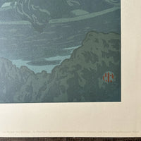 Rivière henri lithographie originale 1900