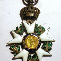 Médaille ordre légion d'honneur 2ème type 1er empire napoléon argent or xixème