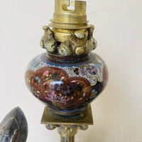 Lampe ancienne en bronze
