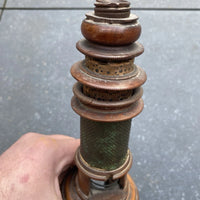 Ancien microscope en bois nuremberg époque xviiieme