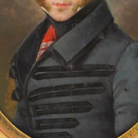 MANSION (1785-1840). Rare et belle MINIATURE signée et datée 1820.