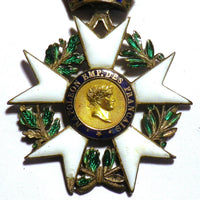 Médaille ordre légion d'honneur 2ème type 1er empire napoléon argent or xixème