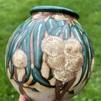 LOUIS LOURIOUX VASE GRES BOGUE CHATAIGNIER