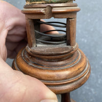 Ancien microscope en bois nuremberg époque xviiieme