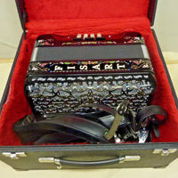 Rare et magnifique ancien accordéon diatonique FISART