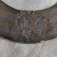 Ancienne paire de fibules berbère argent massif poinçons