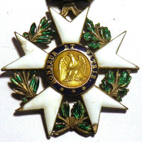 Médaille ordre légion d'honneur 2ème type 1er empire napoléon argent or xixème