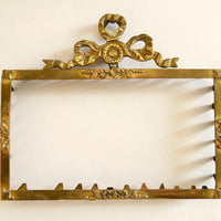 Belle MINIATURE XIXe, dans le gout du XVIIIe. Scène d'intérieur. CADRE en BRONZE
