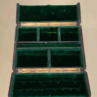 Ancien coffret à bijoux baguier époque xixe