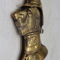 Briquet artisanat de tranchée représentant le kaiser en caricature