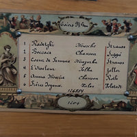 Ancien Coffret à Musique 6 Morceaux Napoléon III