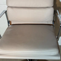 Vitra Alu Chair EA 217 Softpad chaise de bureau avec accoudoirs, Charles et Ray Eames