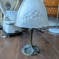 Lampe art deco georges leleu et schneider