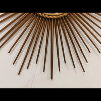 MIROIR OEIL SORCIERE VINTAGE SIGNE CHATY VALLAURIS POILLERAT SUNBURST MIRROR XX