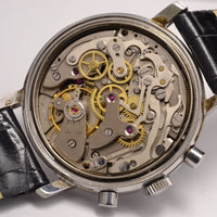 MONTRE CHRONOGRAPHE SUISSE MOGADOR ACIER LANDERON 1960 VINTAGE WATCH