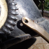 Ancien casque à pointe allemand marqué 1870 WW1 14-18