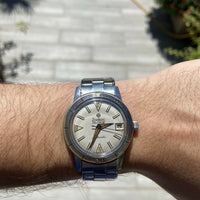 Zodiac Sea Wolf White Dial Original Bracelet And Box Automatic Mouvement AS70-72