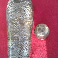 Ancien shaker en argent sterling 925 Peru  FPC