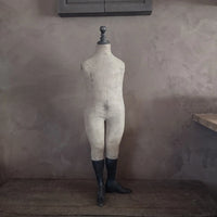 Ancien mannequin enfant Stockman. Rare Buste De Vitrine