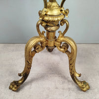 Grand PIED de LAMPE en Athenienne Cassolette Huile Petrole Brule-Parfum XIXe P51
