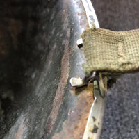 casque lourd us m1 service sanitaire avec coeurs sur les côtés