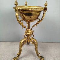 Grand PIED de LAMPE en Athenienne Cassolette Huile Petrole Brule-Parfum XIXe P51