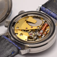 MONTRE ANCIENNE LIP NAUTIC SKI COMPRESSOR R184 1967 FRENCH STAINLESS STEEL WATCH