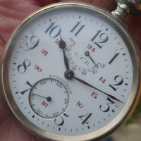 Montre à gousset ancienne longines c.f.r