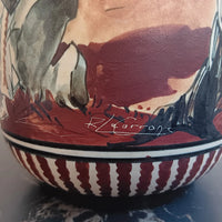 Richard Le Corrone Grand vase Grès R.F Ciboure