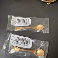 Saleron en métal doré à l’or 24 carats par maison christofle aigle
