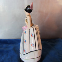 BELLE VEILLEUSE BRÛLE PARFUM ART DECO EN PORCELAINE EPOQUE 1930 ARGILOR