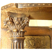 Tabernacle cuivre repoussé Saint Germain orthodoxe byzantin Croisade XIXème